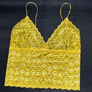 Joe Boxer Flirty Pattern Lingerie Set Top Size Medium(M)